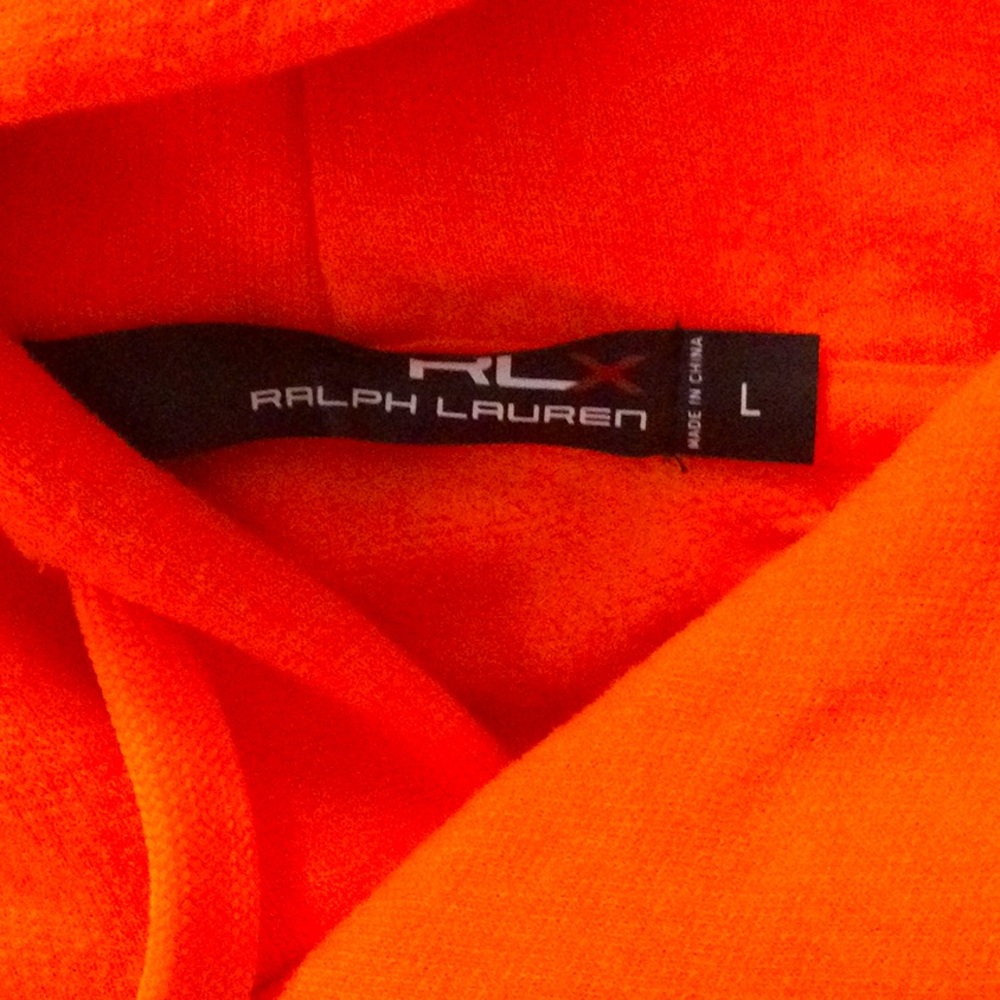 Vintage RLX Ralph Lauren Neon hoodie men’s large - Picture 10 of 10